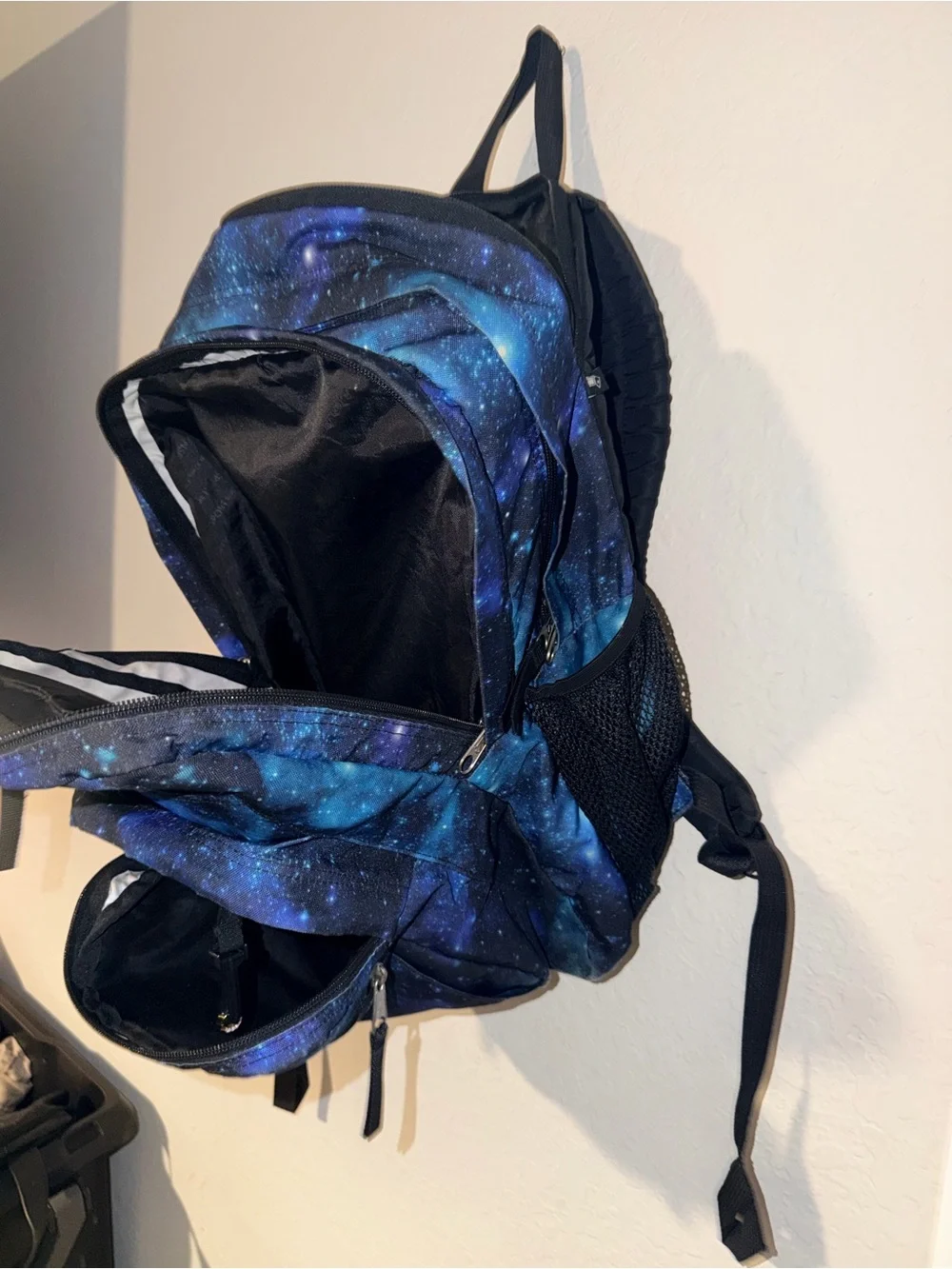 JanSport Galaxy Print Backpack Blue Space School Laptop Travel Book Bag